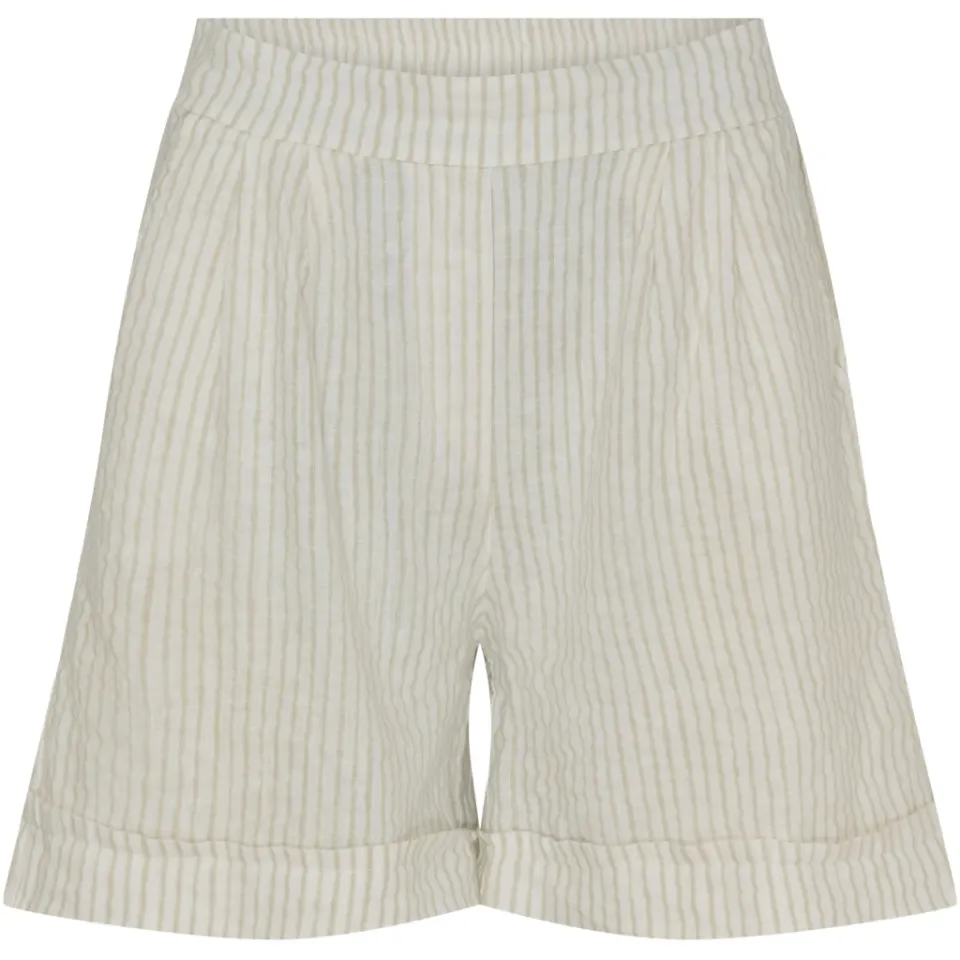 Marta du Château shorts MdcSophia – Panna Beige 1752 Stripe — produktfoto