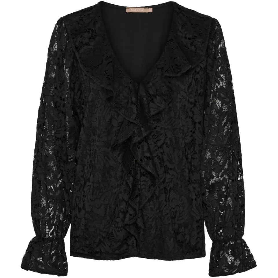 Marta du Château bluse MdcZara 7735 – sort — produktfoto