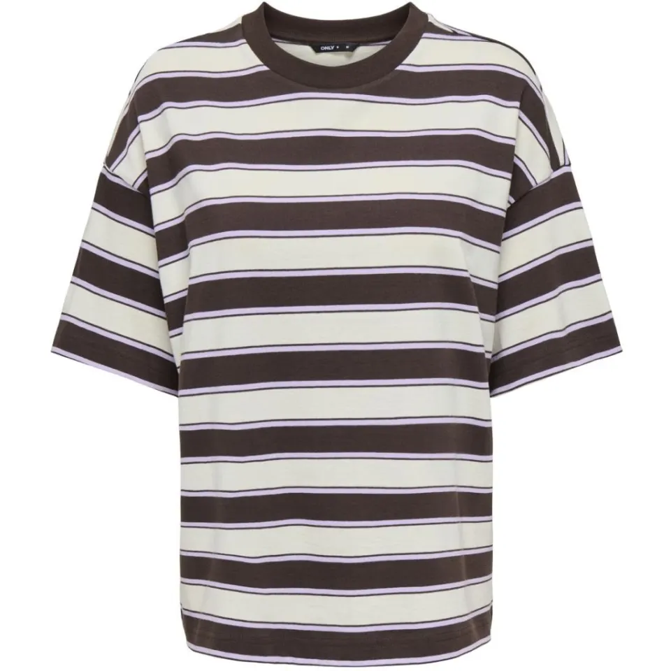 ONLY top Onllisa – Chocolate Torte EGRET / LIGHT PURPLE — produktfoto