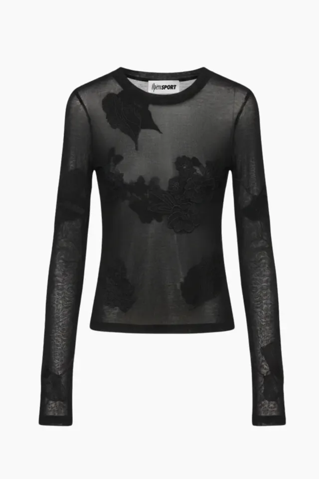 OpéraSPORT Ziva Top – sort — produktfoto