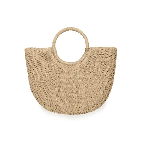 b.young taske Byvashit – NATURAL MEDIUM STRAW — produktfoto