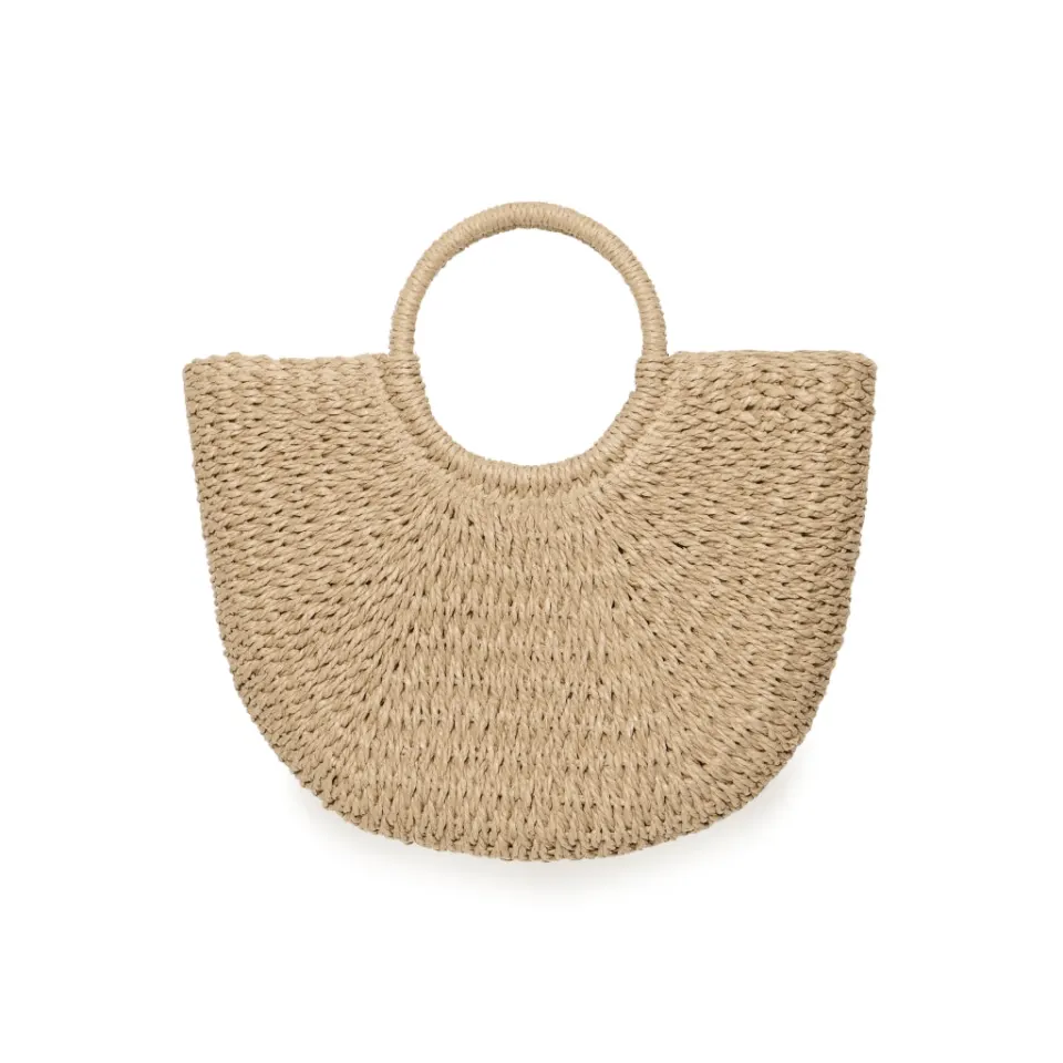 b.young taske Byvashit – NATURAL MEDIUM STRAW — produktfoto