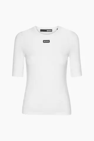 Rotate Short Sleeve T-shirt – Bright White — produktfoto