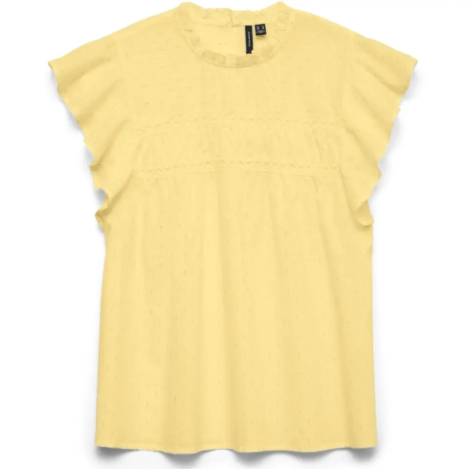 Vero Moda bluse Vmtrine – pale banana — produktfoto