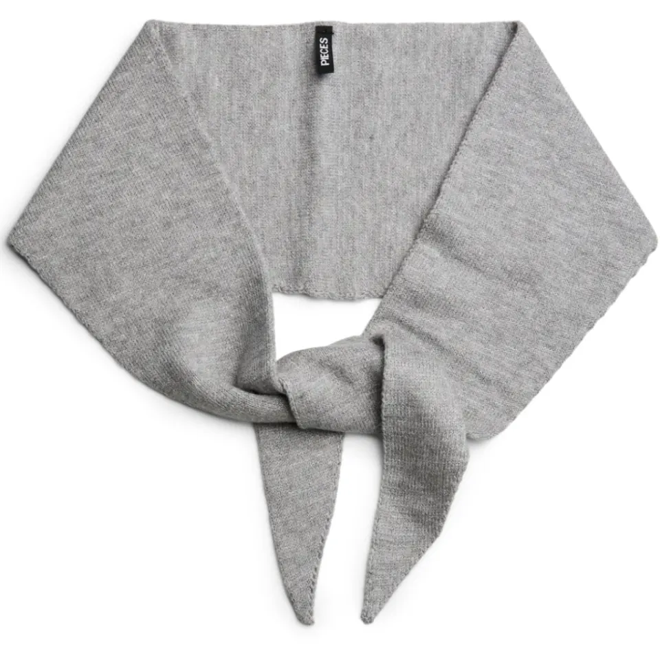 Pieces Tørklæde Pckomma – Medium grey melange — produktfoto
