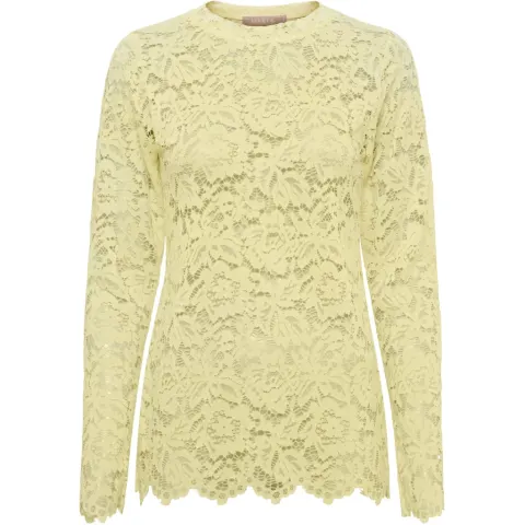 Marta du Château langærmet blonde t-shirt MdcMilley 7707 – gul — produktfoto