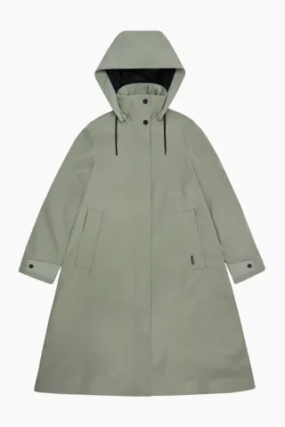 Rains Suva Vision Softshell A-line W Jacket W3T2 – Drift — produktfoto