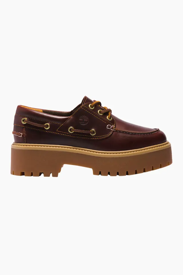 Timberland Stone Street Platform Boat Shoe – Burgundy — produktfoto