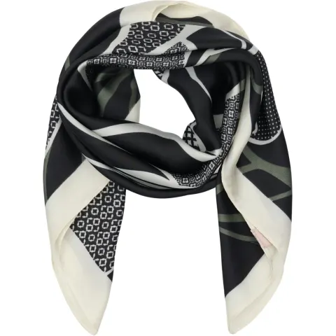 Marta du Château tørklæde MdcJuline FA-Scarf – Black31240 — produktfoto