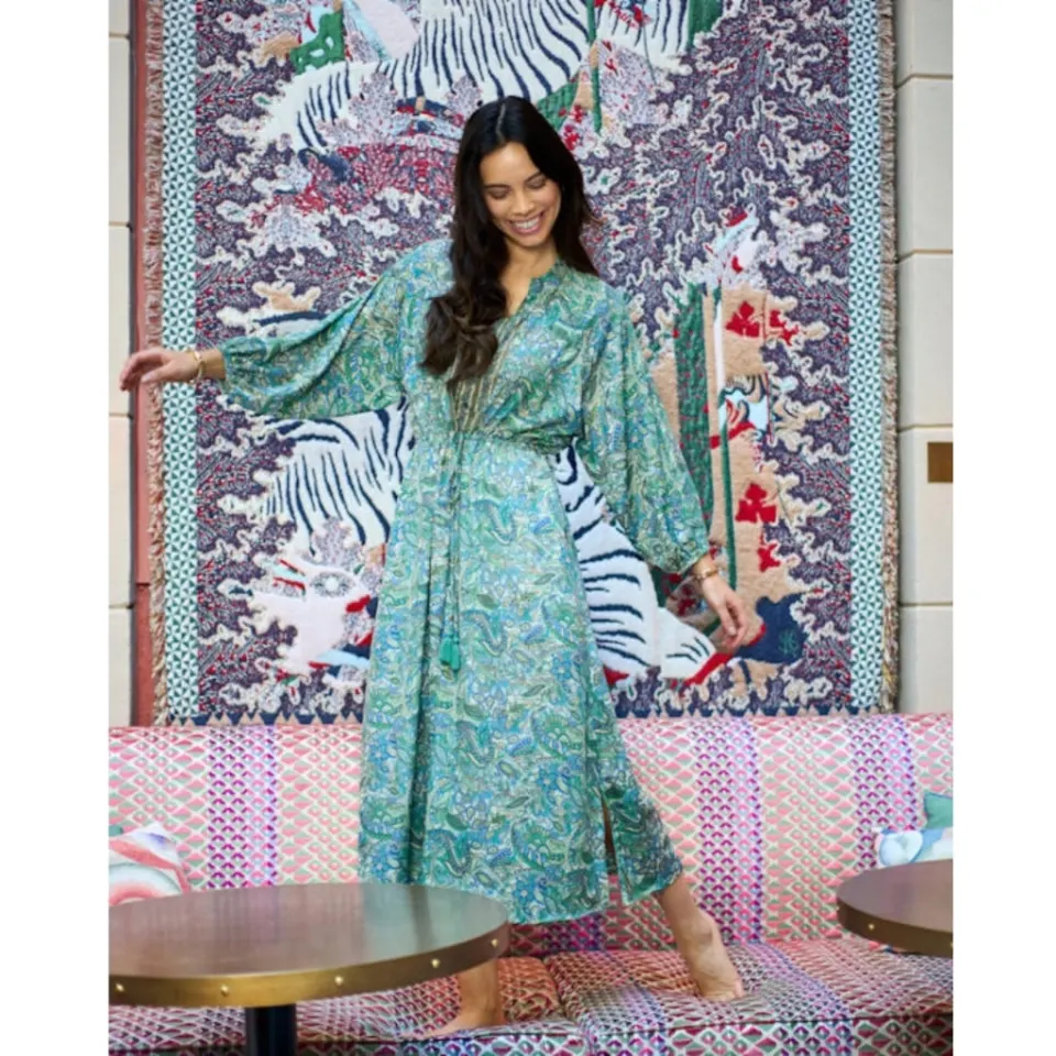 Black Colour kjole Bcluna – Sea Green — produktfoto