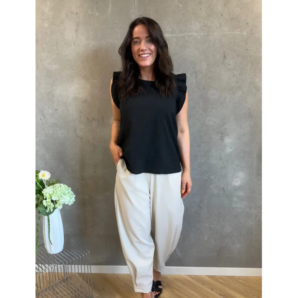LULULIA Top LuTanja 82708 – sort — produktfoto
