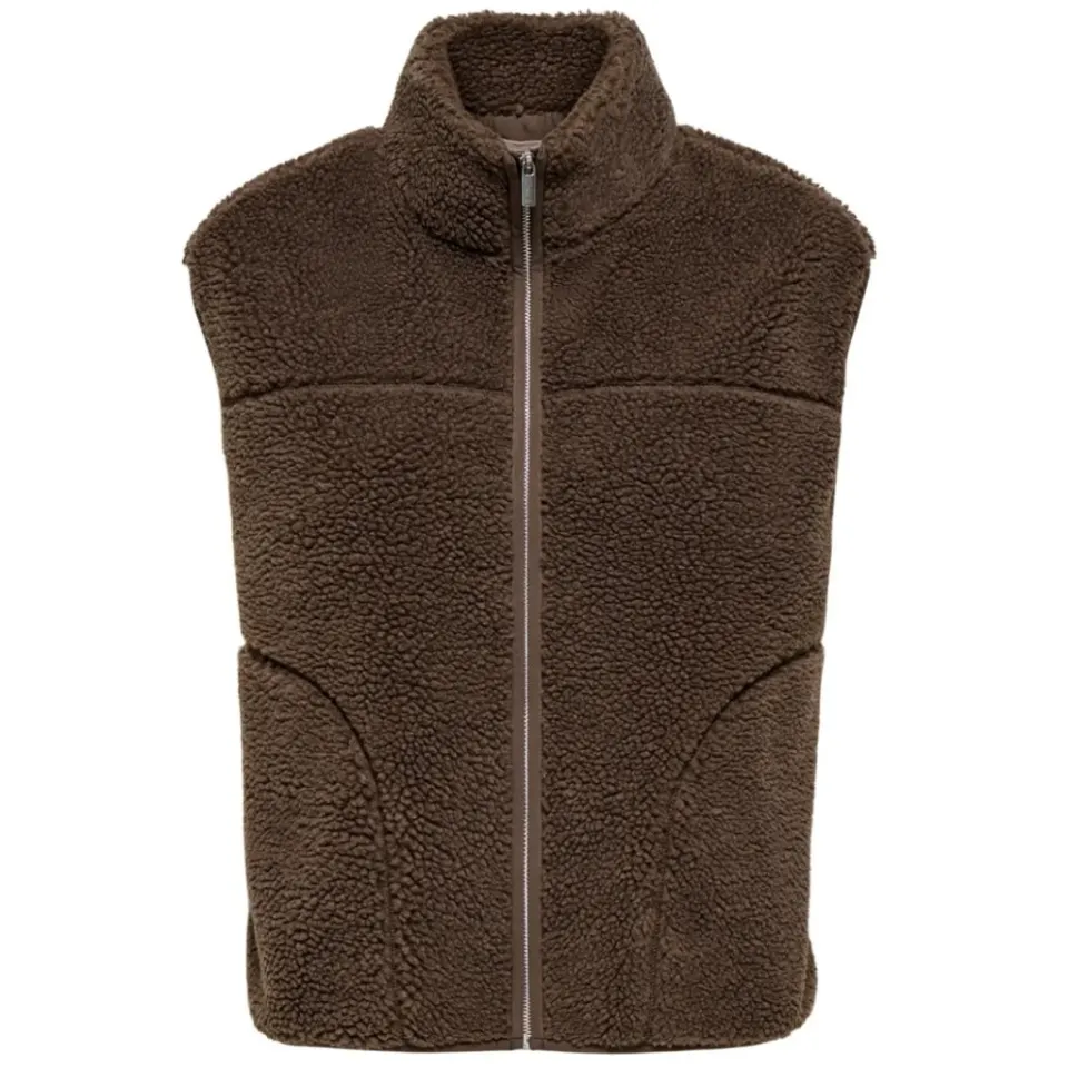 ONLY teddy vest Onlbaby – Chocolate Martini — produktfoto