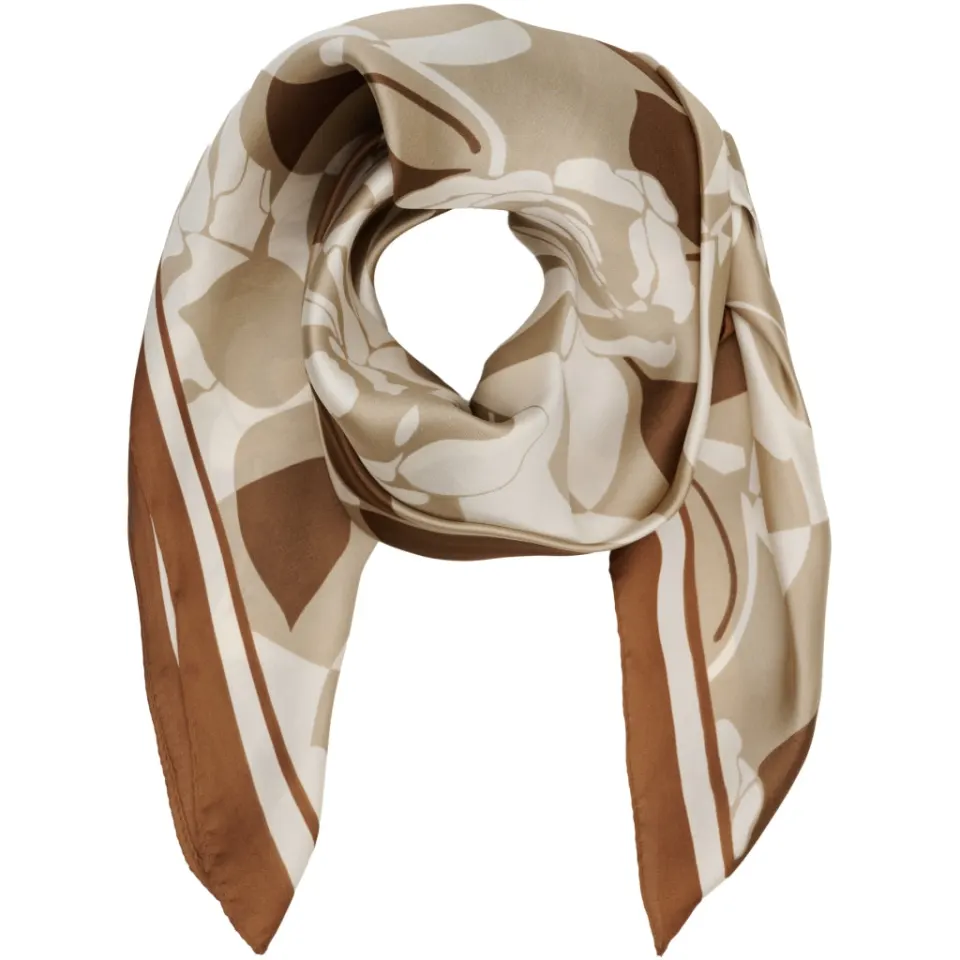 Marta du Château tørklæde MdcJuline FA-Scarf – Brown31324-1 — produktfoto