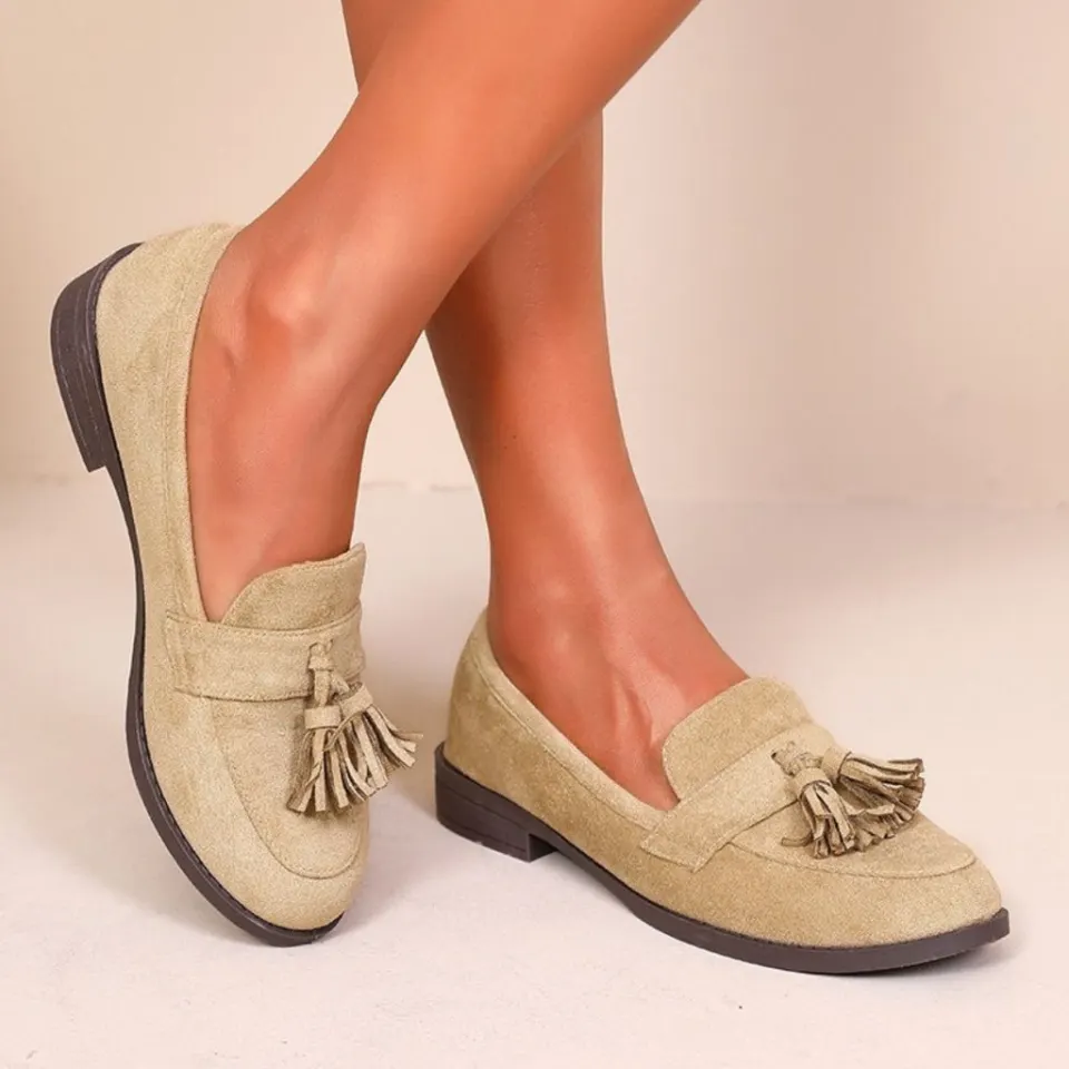 Riona loafers H8-966M – Kaki — produktfoto