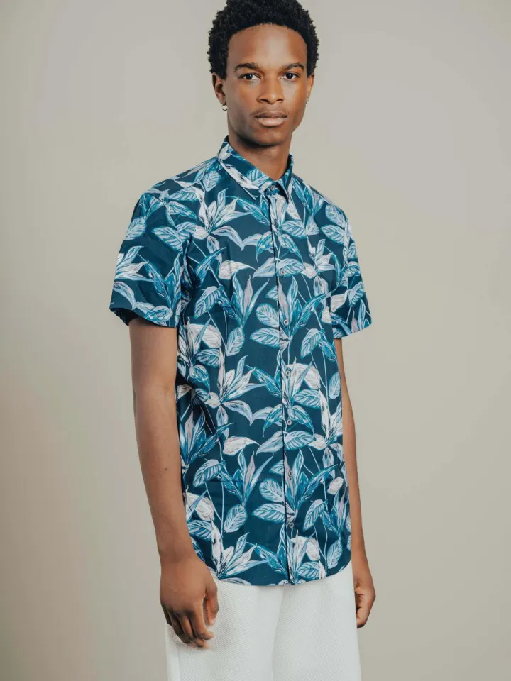 Pre End Varzi Shirt ss – Night Navy — produktfoto