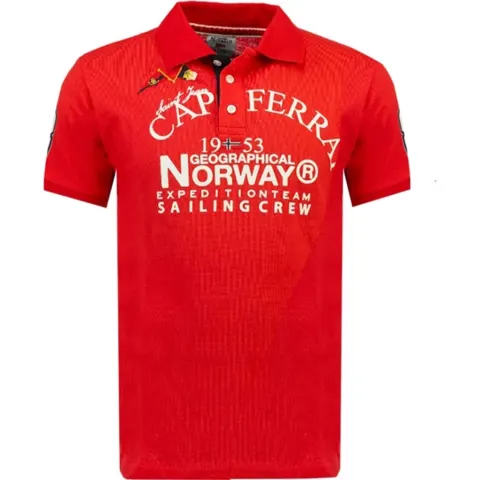 Geographical Norway polo Korsail – rød — produktfoto