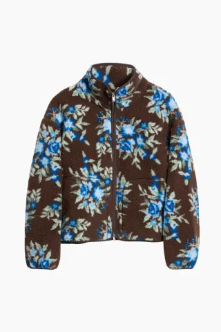 Holzweiler Rype Fleece Jacket – Brown Mix — produktfoto