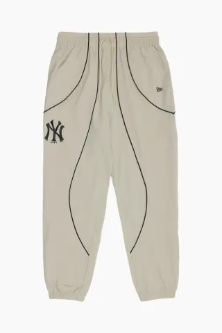 New Era MLB Piping Track Pant – beige — produktfoto