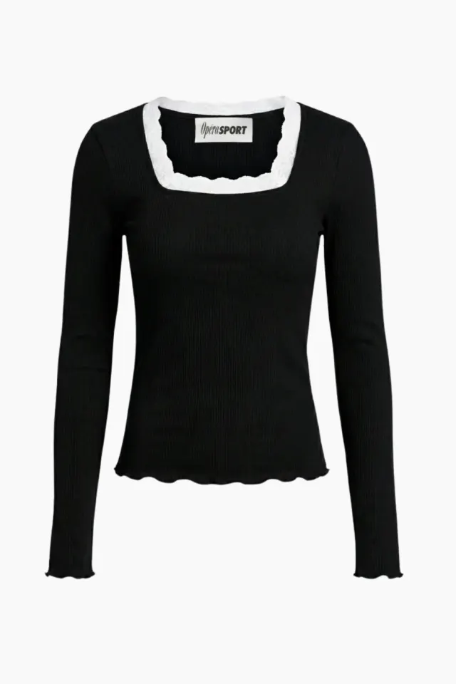 OpéraSPORT Rosella Seamless Top – sort — produktfoto