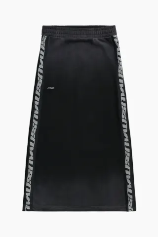 ALIS Nirah Long Jersey Skirt – Faded Black — produktfoto