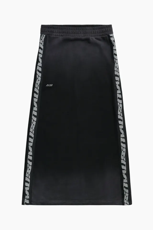 ALIS Nirah Long Jersey Skirt – Faded Black — produktfoto