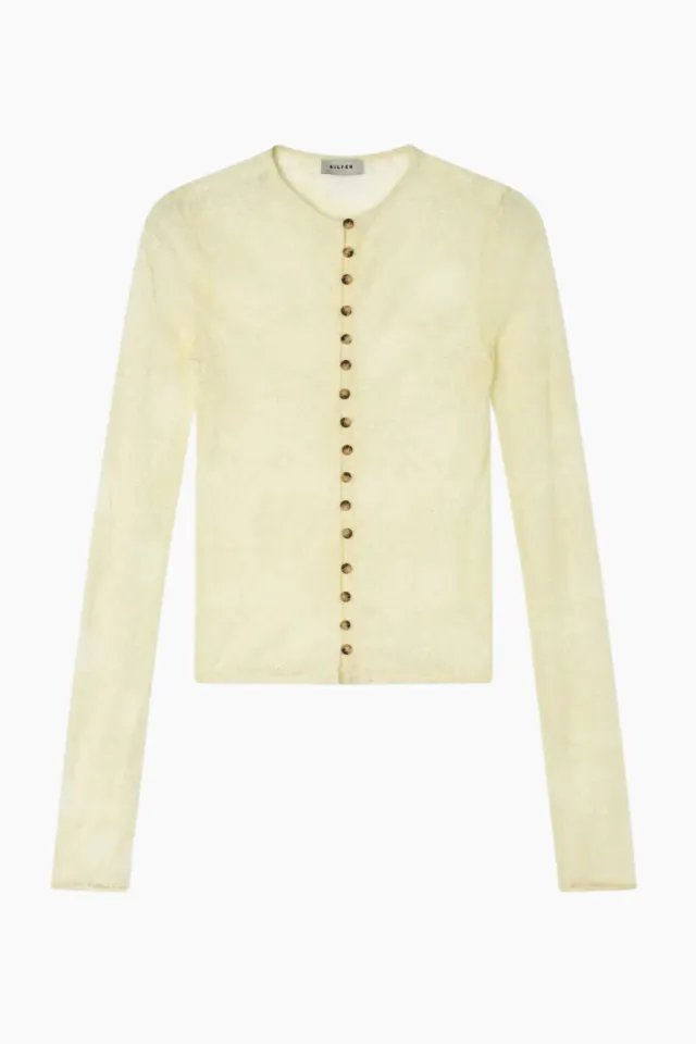 Silfen Studio Aida Cardigan – Butter — produktfoto