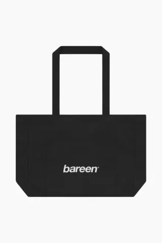 bareen Panelled Canvas Bag – sort — produktfoto