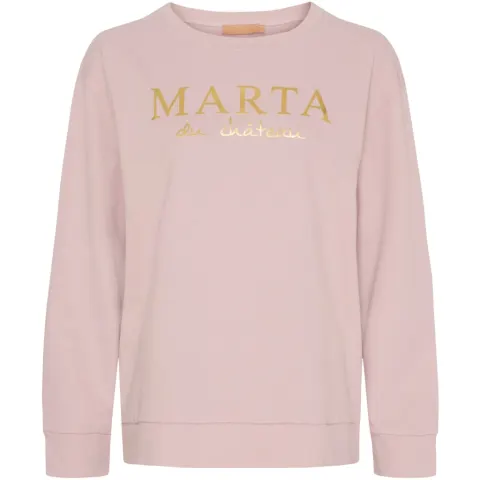 Marta du Château sweatshirt MdcAnnemette J-639 – Old Rose — produktfoto