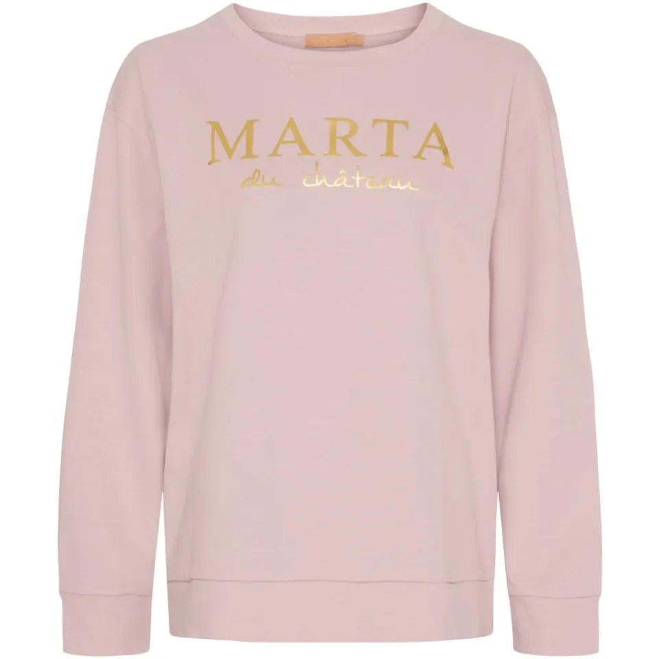 Marta du Château sweatshirt MdcAnnemette J-639 – Old Rose — produktfoto
