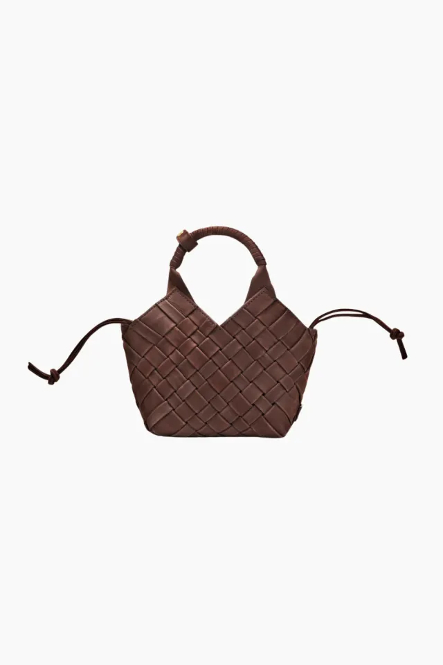 Cala Jade Misu Mini Bag – Gold Umber Nubuck — produktfoto