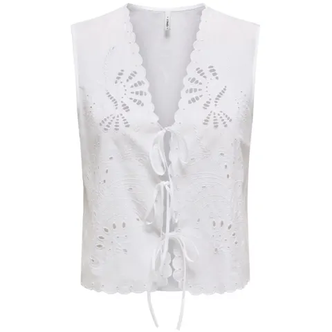 ONLY vest Onllou – Bright White — produktfoto
