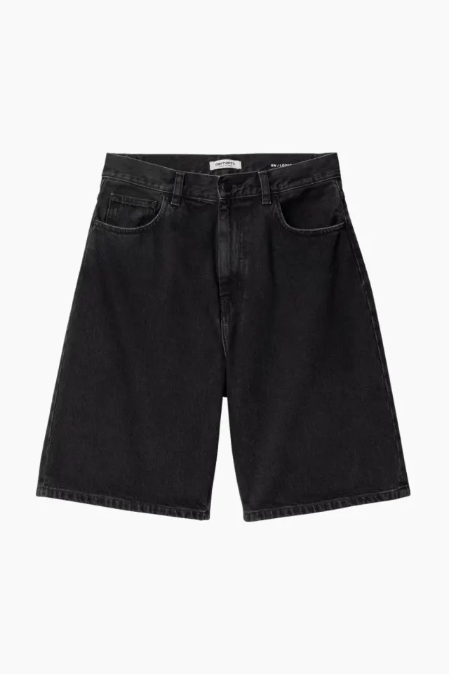 Carhartt W' Brandon Short I037021 - Black Stone Washed – Carhartt WIP — produktfoto