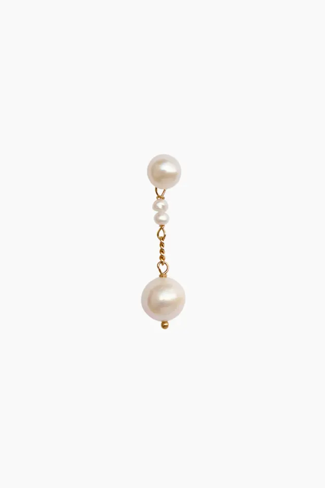 STINE A Callas Earring – guld — produktfoto
