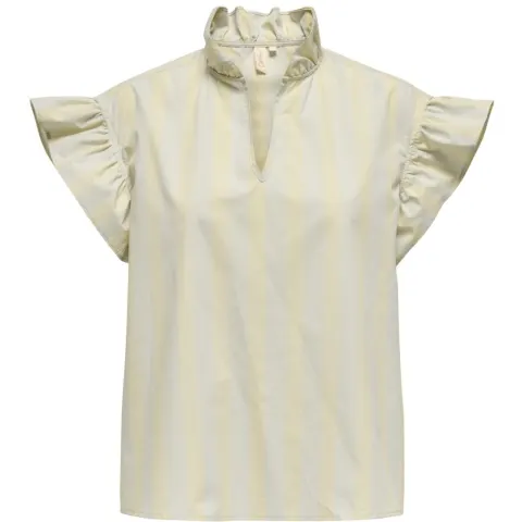 ONLY bluse Onlmalou – Pumice Stone CASHMERE BLUE — produktfoto