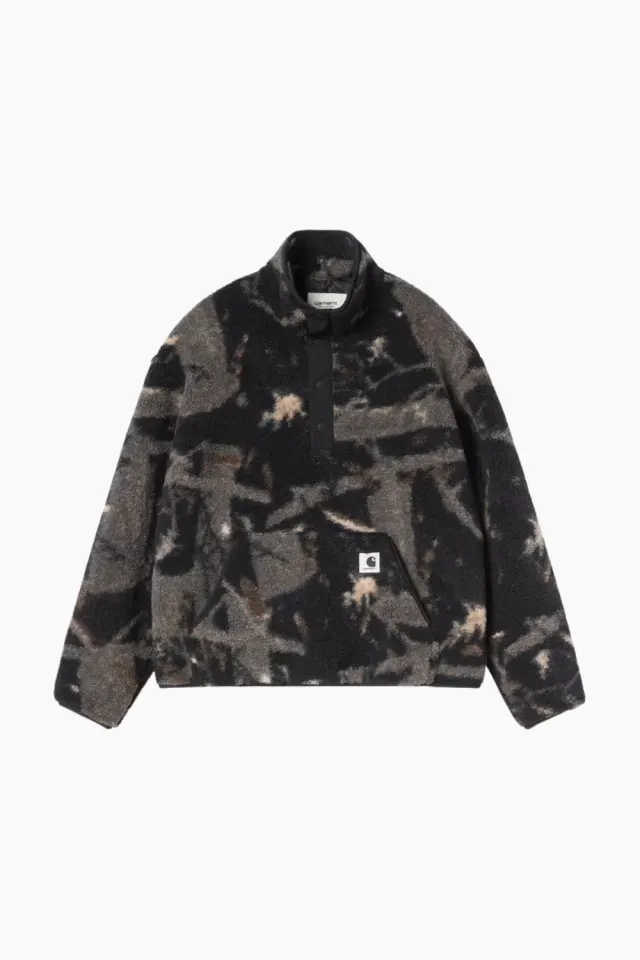 Carhartt W' Elliot High Neck Liner - Camo Feather Tree, Black/Black – Carhartt WIP — produktfoto