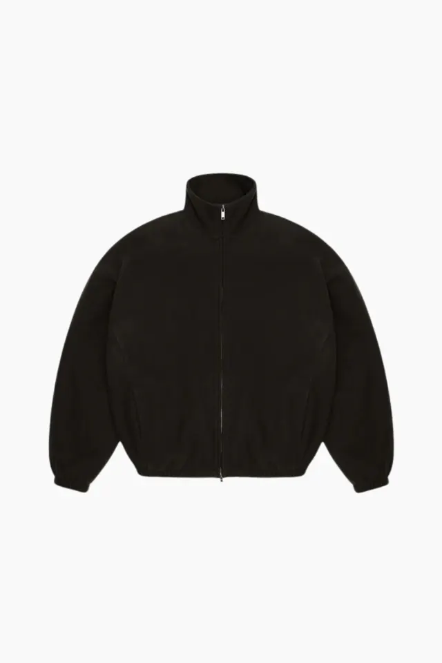 Rains Fleece Zip Jacket – Bark — produktfoto