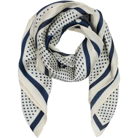 Marta du Château tørklæde MdcJuline FA-Scarf – Navy3854 — produktfoto
