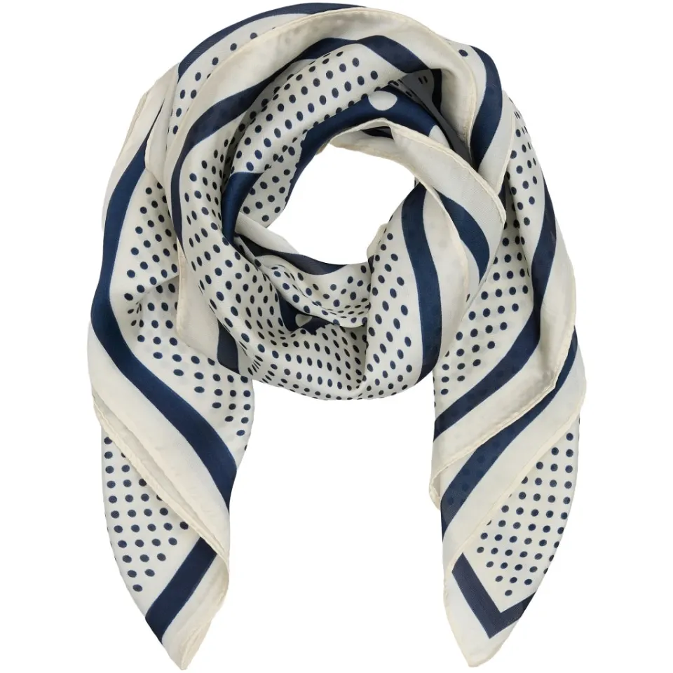 Marta du Château tørklæde MdcJuline FA-Scarf – Navy3854 — produktfoto