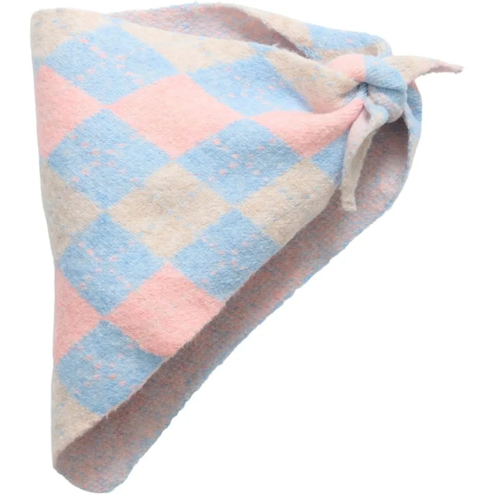Marta du Château tørklæde MdcMaxi BA-3512 – Light Blue/Pink — produktfoto