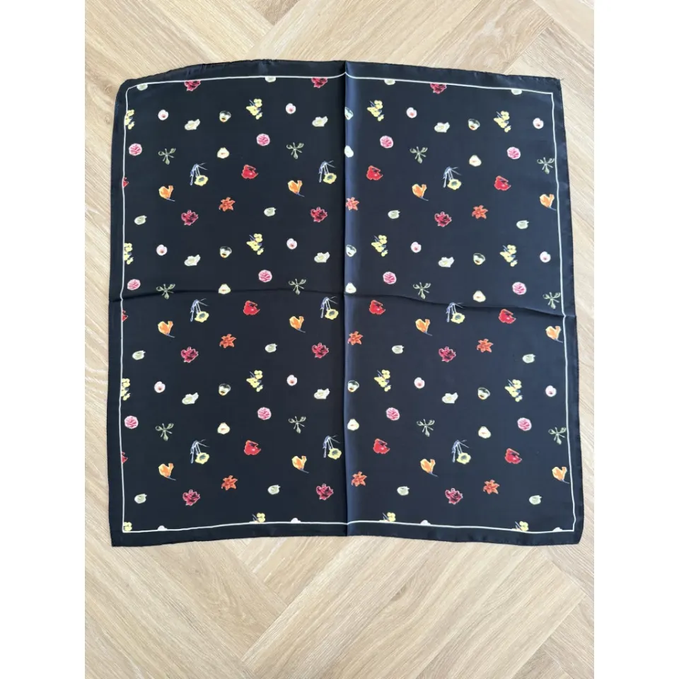 Marta du Château tørklæde MdcJuline FA-Scarf – Black31312-1 — produktfoto