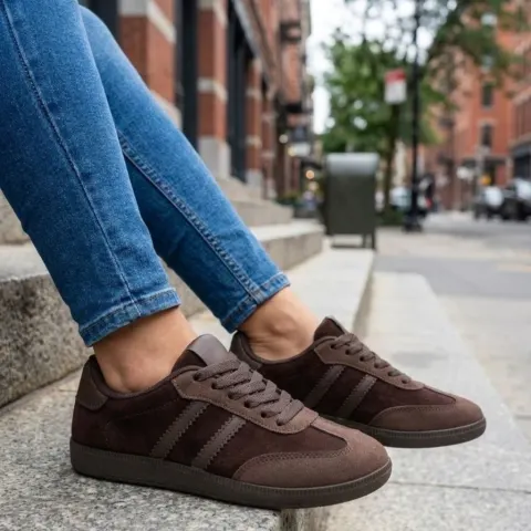 Briar sneakers A-108 – Coffee — produktfoto