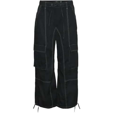 Vero Moda bukser Vmkim – Black BIRCH STICHES — produktfoto