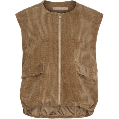 Marta du Château vest MdcFreya 55009 – Camel99 — produktfoto