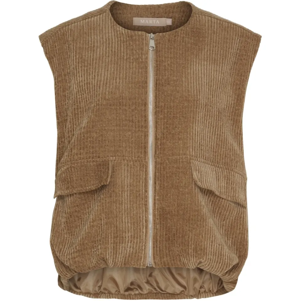 Marta du Château vest MdcFreya 55009 – Camel99 — produktfoto