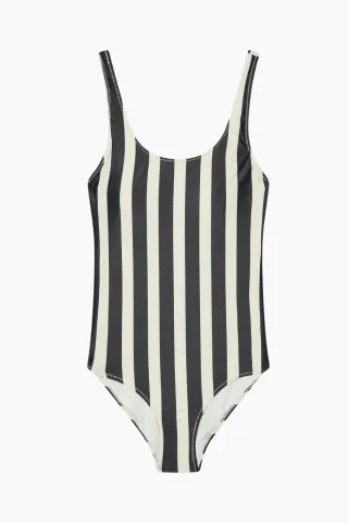 Mads Nørgaard Sallee Swimsuit – Black/Vanilla Ice — produktfoto