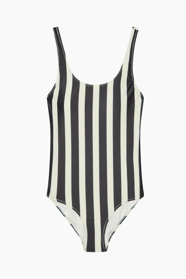 Mads Nørgaard Sallee Swimsuit – Black/Vanilla Ice — produktfoto