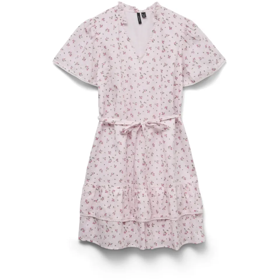 Vero Moda kjole Vmtrine – Pink-A-Boo Marguerite Pink Cosmos — produktfoto