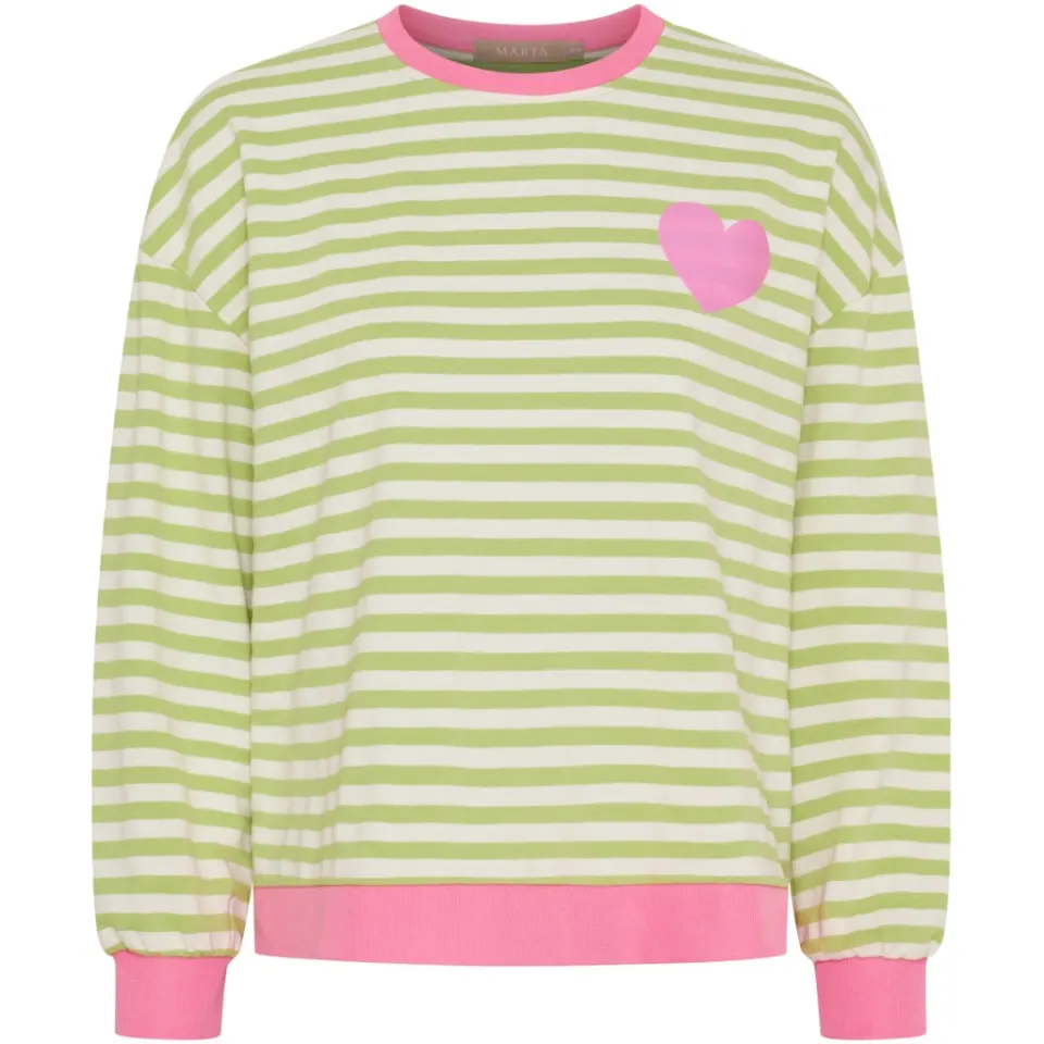 Marta du Château langærmet T-shirt MdcVilda 58903 – Green/Baby — produktfoto