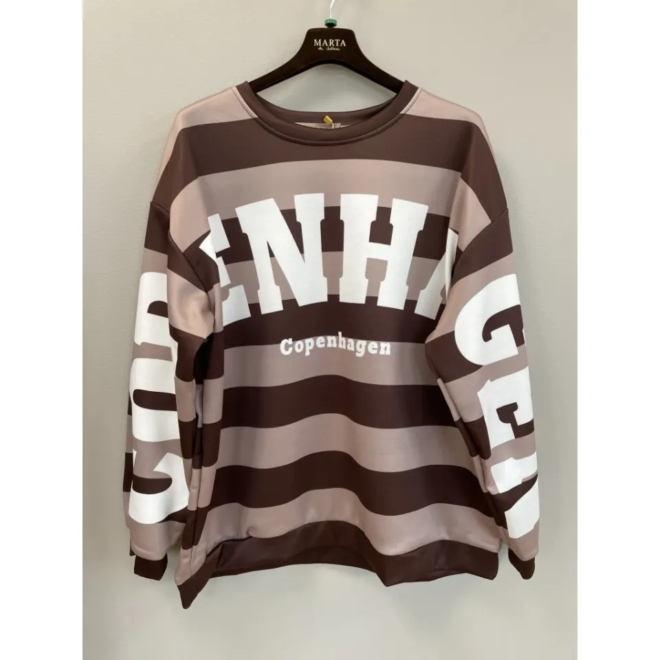 Marta du Château Sweatshirt MdcNerina – Moro/Fango — produktfoto