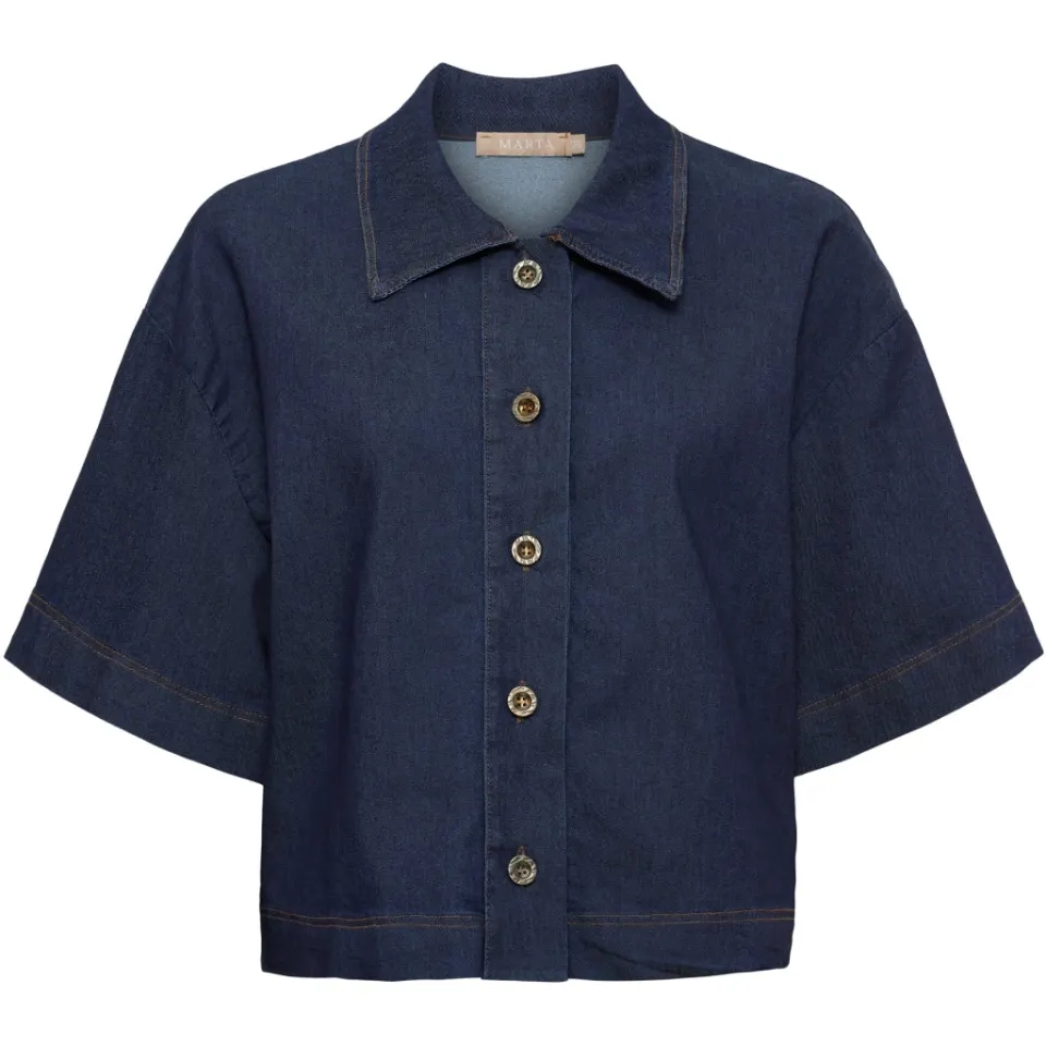 Marta du Château jakke MdcBelisa SW38872M – Dark denim — produktfoto